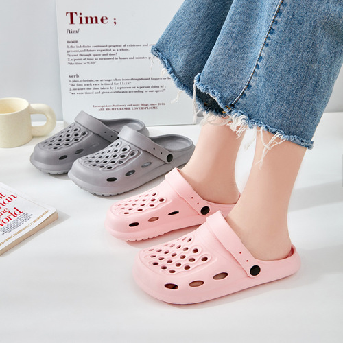 Men's Summer New Cap Toe Cooling Slippers for Couples, Travel and Rafting Shoes, Sandals with Big Head, Wholesale and Affordable