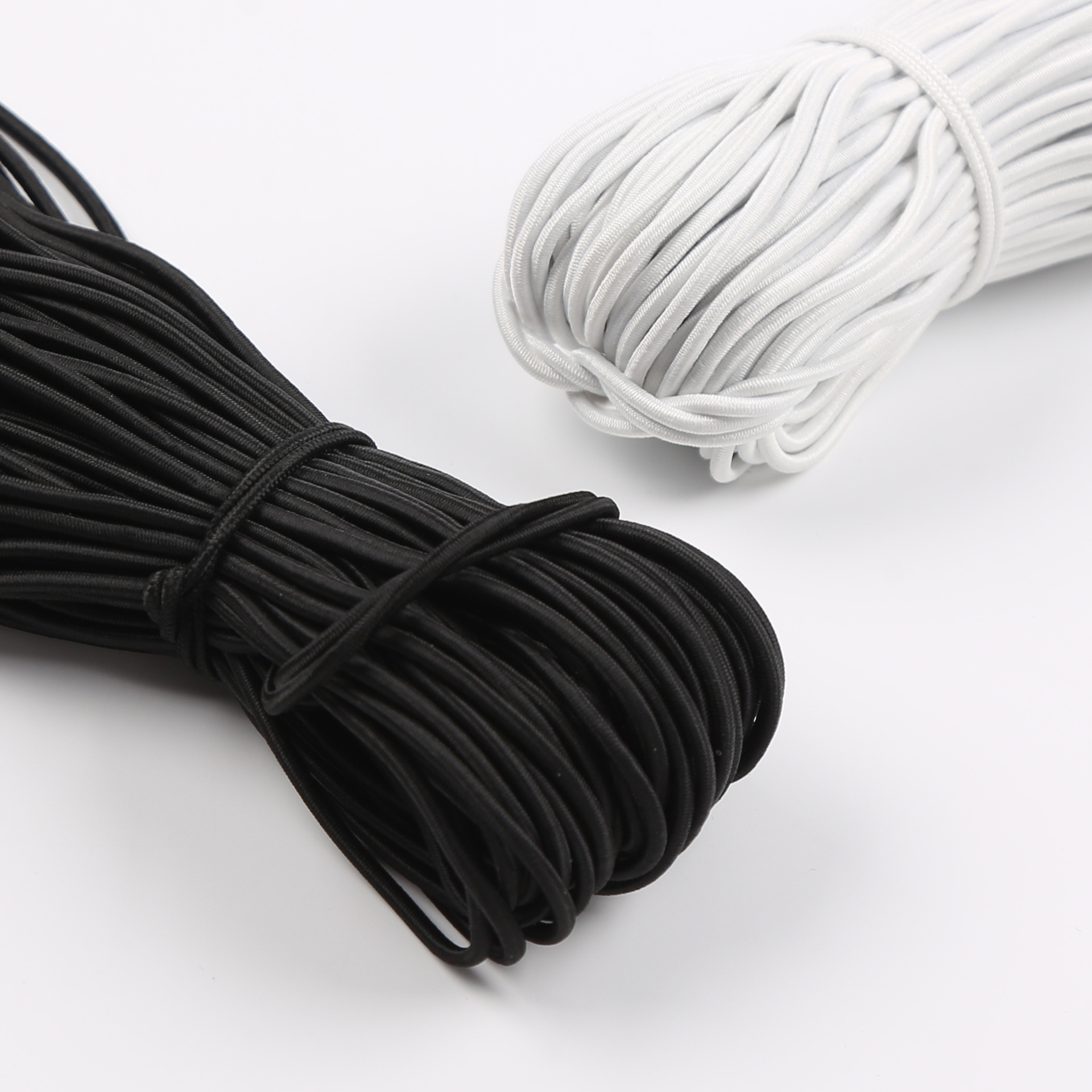 Color redondo elástico 2.5mm látex elástico cuerda de alta elasticidad cuerda de tendón de pluma cuerda elástica