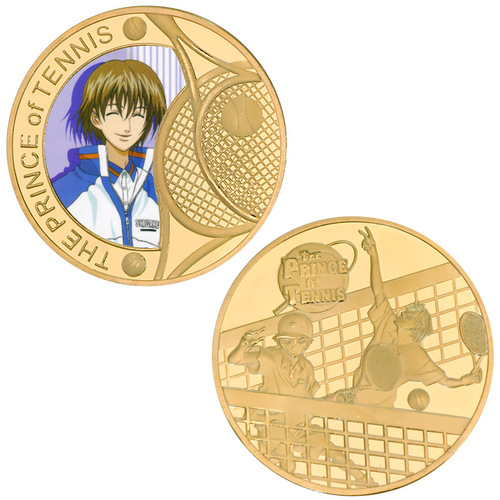 Prince of Tennis commemorative coins, Echizen Malone anime coins, peripheral commemorative coins, die-cast metal coins, badges
