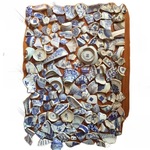 青花瓷片明清民国时期青花瓷瓷片老瓷片古瓷片垒德株青花瓷碎片