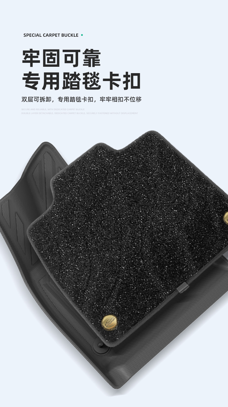 Suitable for 26 models of Wenjie M6 car floor mats, special car-specific TPE floor mats, trunk mat, and backrest cushion