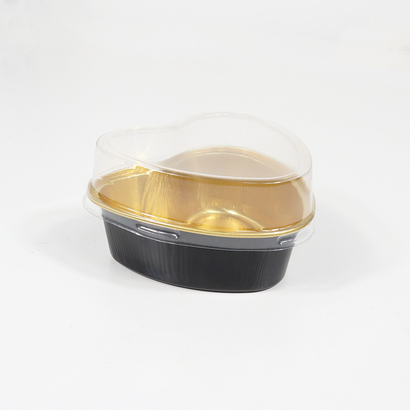 200ml amor caja de galleta de galleta de mousse caja de embalaje de pastel puede entrar en la caja de embalaje de freidora de aire al por mayor