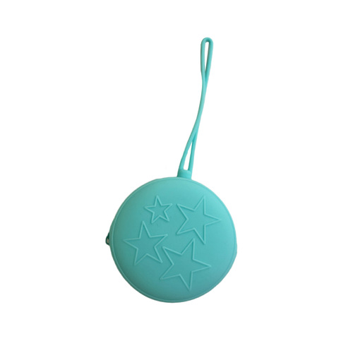 Cross-border convenient wrist strap storage bag cute key earphone bag cartoon cat claw silicone zipper coin storage bag
