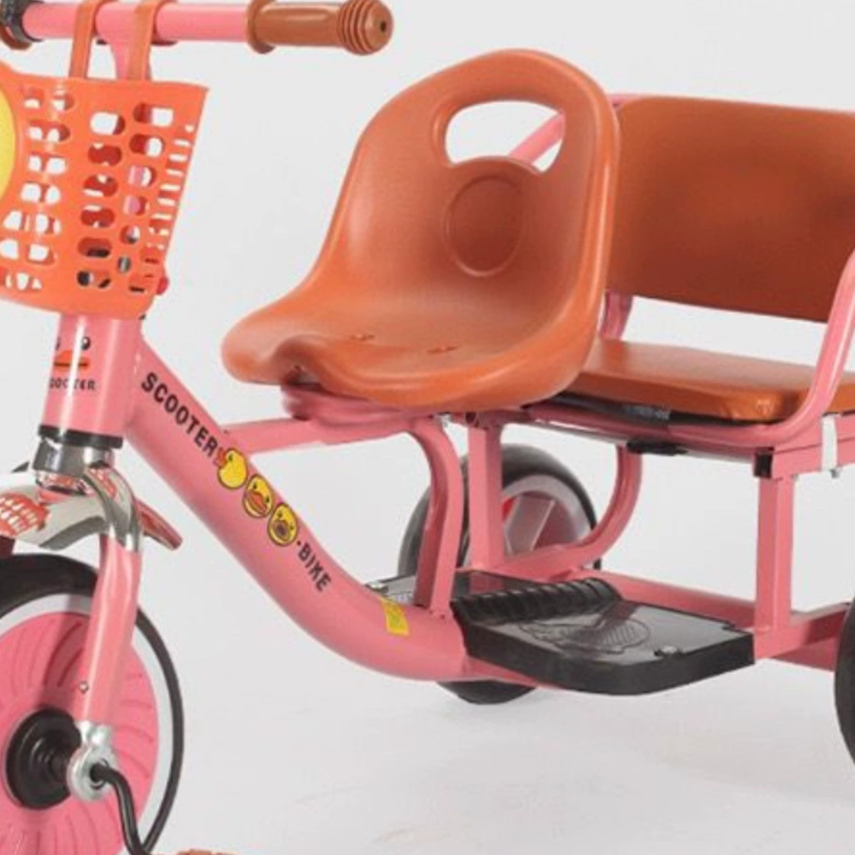 Детский трехколесный велосипед для двоих, двойная детская коляска для младенцев, мужской и женский детский двухместный велосипед для детей 1-3-6 лет