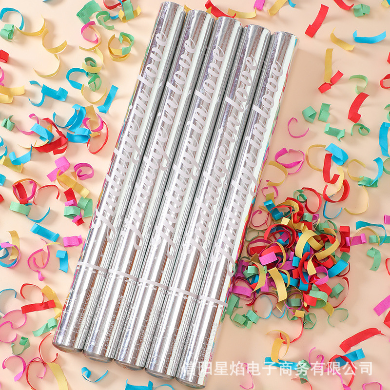 Cañón de Confeti Portátil con Lentejuelas para Bodas e Inauguraciones image 19