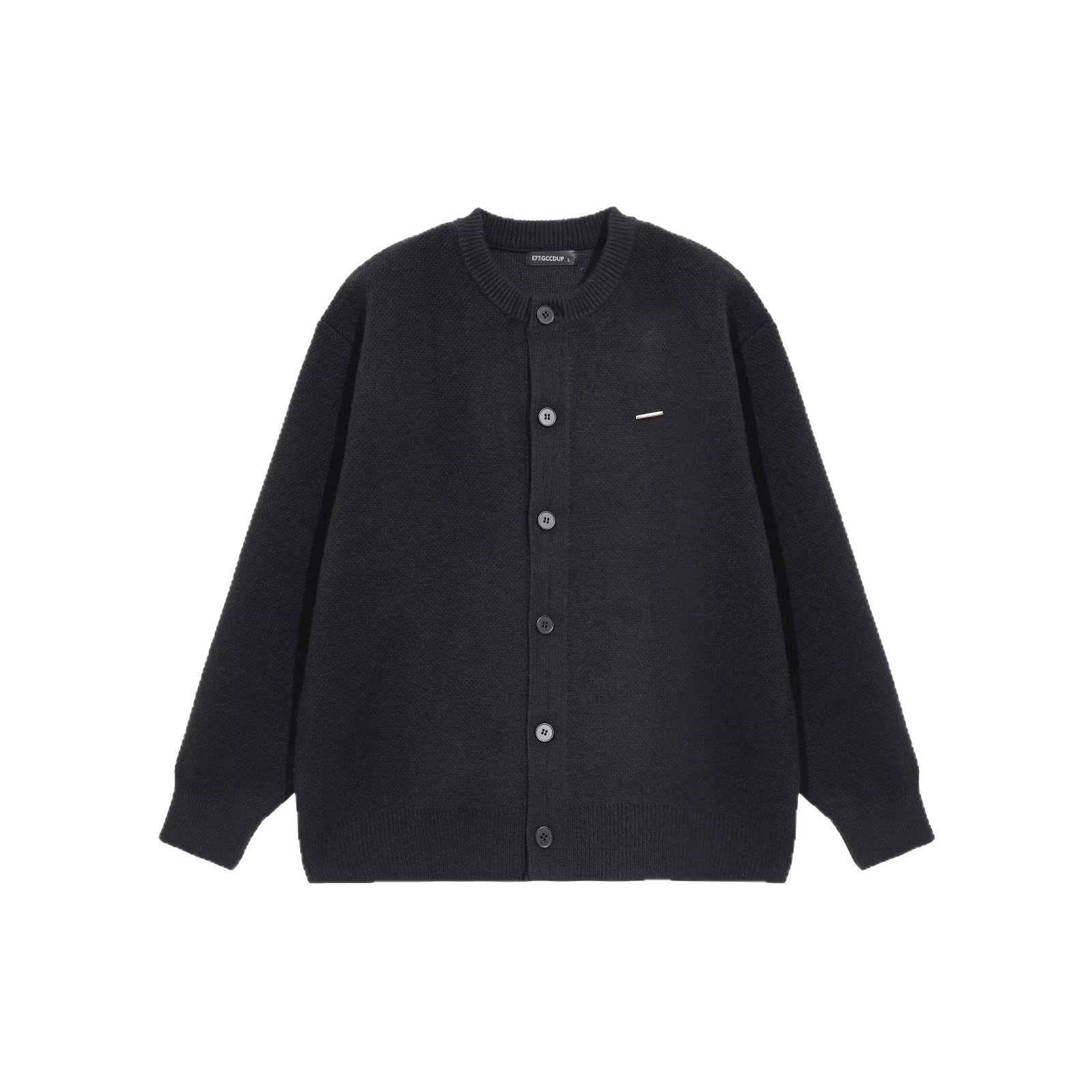 Otoño nuevo hombre jersey de punto cardigan estilo americano estilo casual de manga larga estilo coreano pareja de color sólido