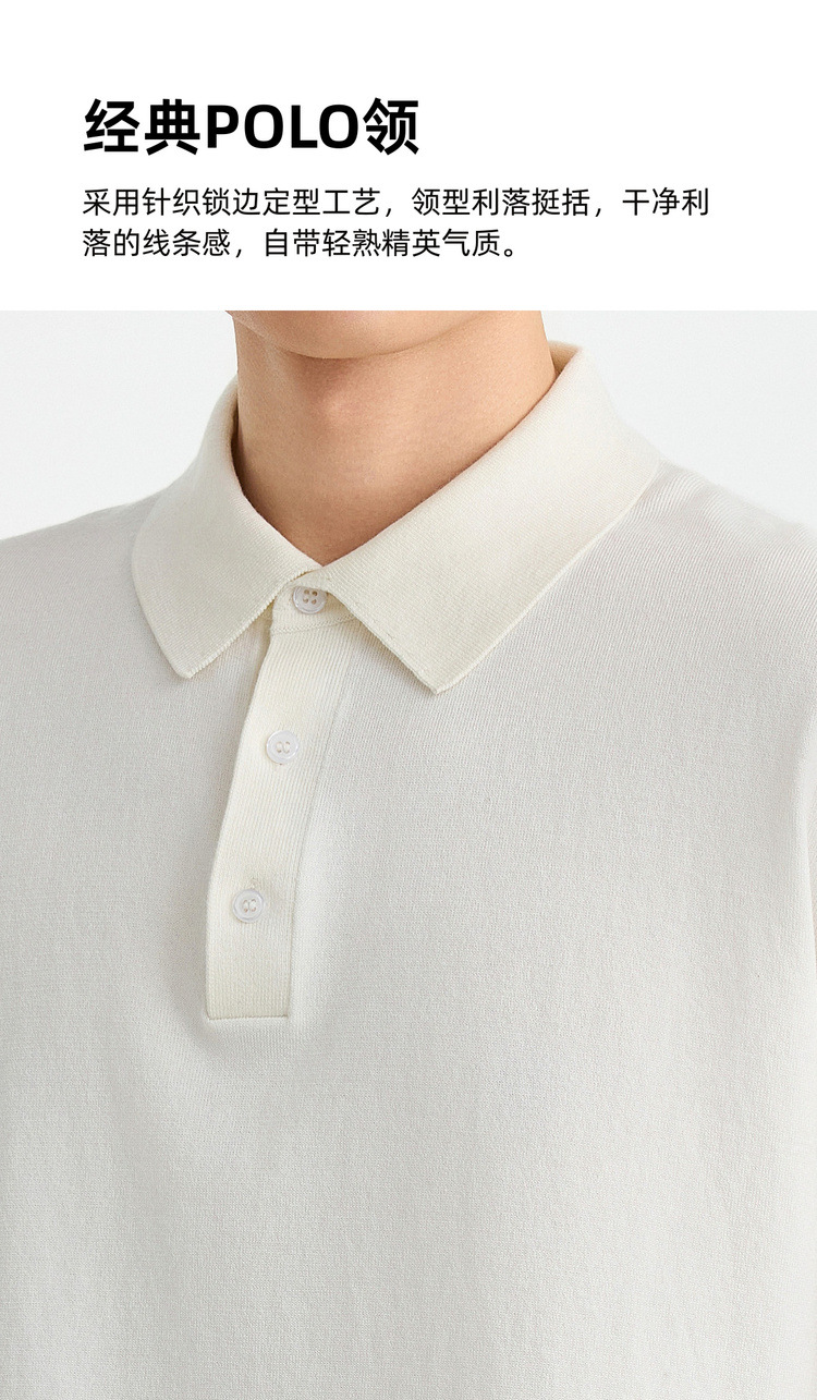 Áo thun nam cổ tròn tay ngắn dệt kim cotton thoáng mát — đen chi tiết 5