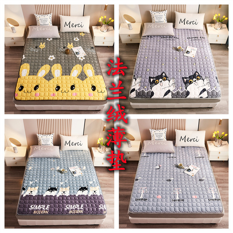 Flannel mattress winter plus velvet warm tatami mattress for rental special mattress foldable sponge cushion quilt Flannel mattress winter plus velvet warm tatami mattress for rental special mattress foldable sponge cushion quilt
