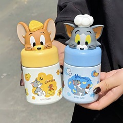 猫和老鼠保温杯316食品级不锈钢水杯儿童卡通杯子可爱学生水杯女