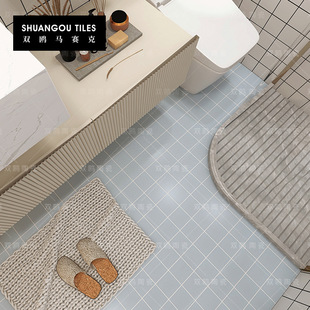 Double Seagull Pineapple Mosaic Japanese Cream Bathroom Kitchen Bathroom Anti-Slip Floor Tiles Restaurant Clothing Store Tiles
