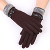 Demi-season keep warm street gloves, warm roly-poly doll, new collection