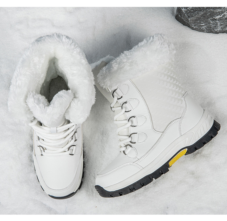 New Boots, Thickened Cotton Shoes, Women's Autumn And Winter New Style, Women's Snow Boots, Warm And Plush_vogvips.com