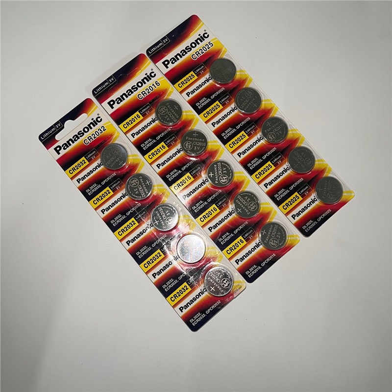 正品原装 Panasonic CR2032 CR2025 CR2016汽车钥匙纽扣电池3V 英