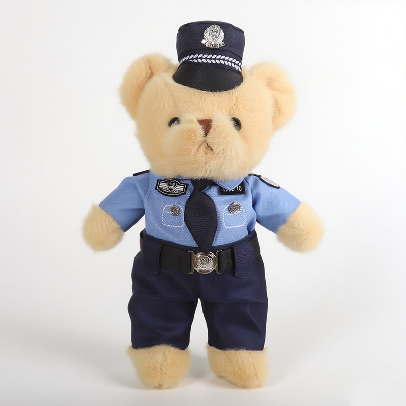 Uniforme de policía de emergencia de bomberos de policía Teddy Bear muñeca Jewel muñeca juguete de peluche regalo
