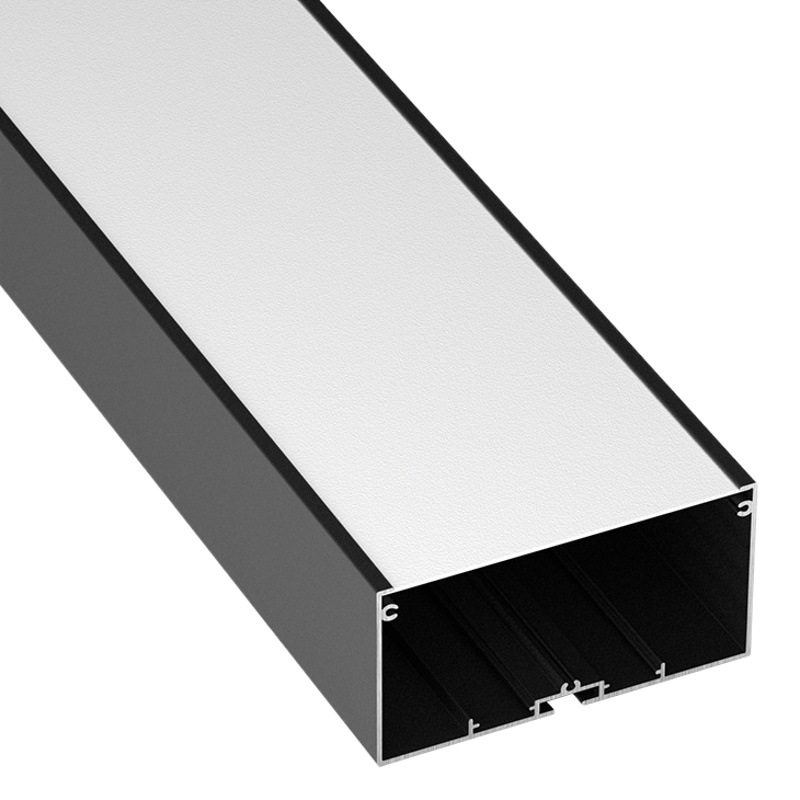 Oficina de araña cuadrado LED tira de luz sin fisuras empalme Internet bar supermercado gimnasio danza centro comercial luz de modelado