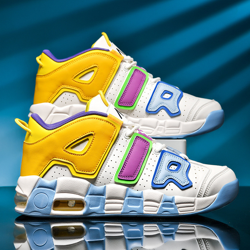 Cross-Border Internet Celebrity Big Air Panda Shoes Aj1 Men's Shoes Air One High-Top Shoes Male Students Basketball Casual Sports Shoes