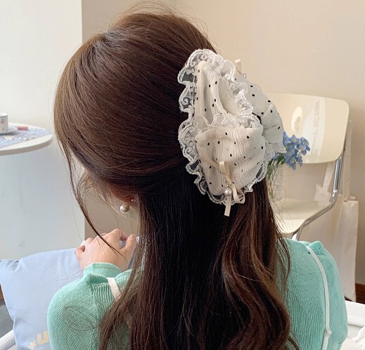 爆款布艺显气质高级感鲨鱼夹合集女饱满后脑勺半扎发鲨鱼发夹发饰|undefined
