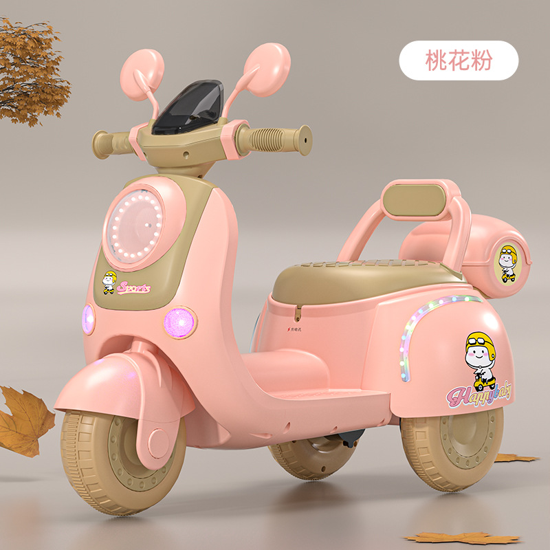 Triciclo Eléctrico Infantil con Control Remoto de Doble Asiento image 9