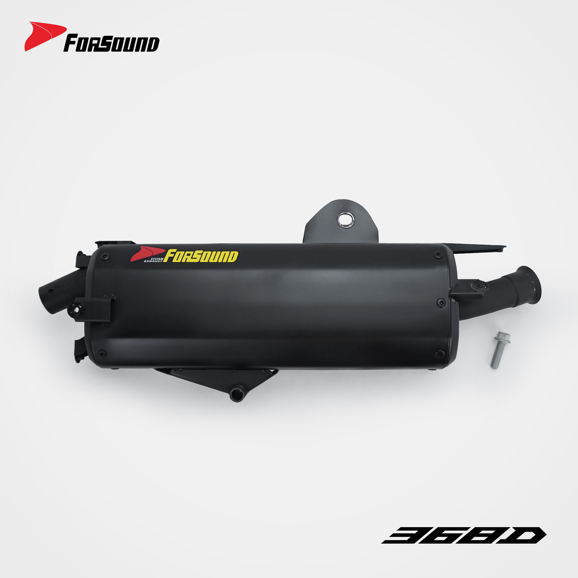 Suitable for ZONTES 368D modified original appearance motorcycle exhaust pipe tail section, direct connection, non-destructive installation