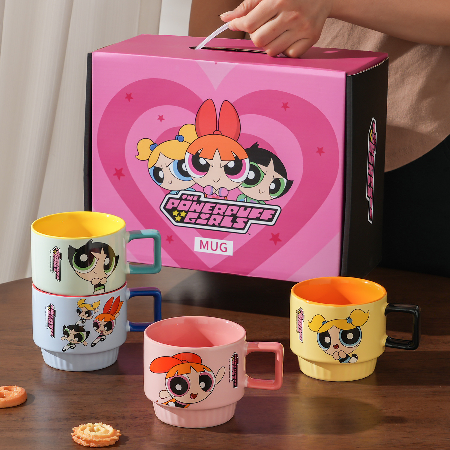 Powerpuff Girls Stacking Cup Four Cups Gift Box