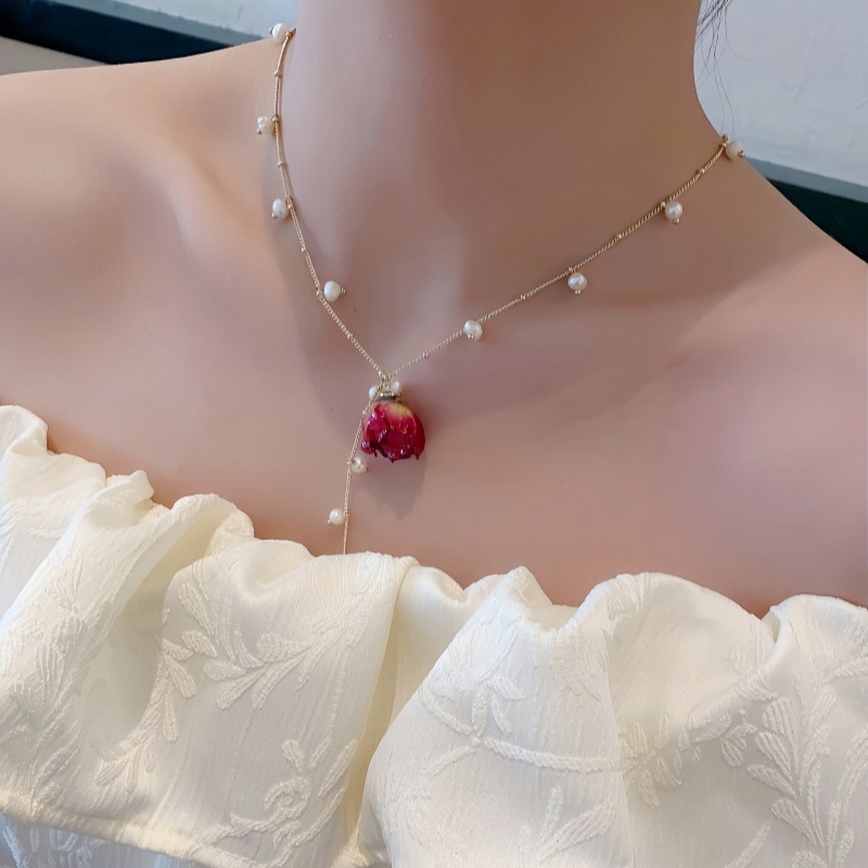 Grousse Emaille Blumeband Fir Dammen Blummen Statement Bijou_voghion.com