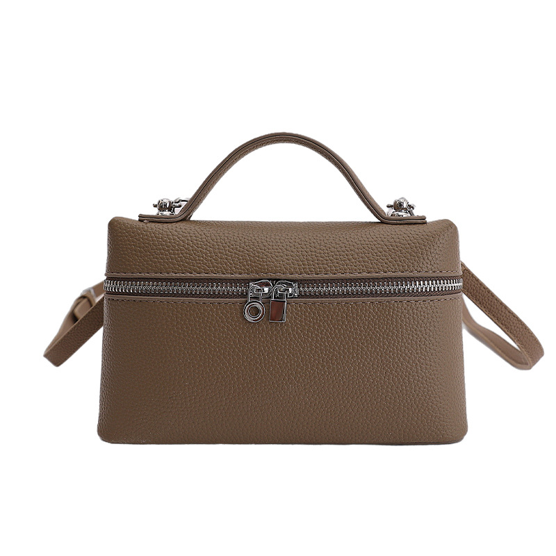 Bolso de mano de nicho retro para mujeres 2026 nuevo estilo extranjero bolso de caja simple bolso de hombro casual de alto nivel bolso de mujer image 17