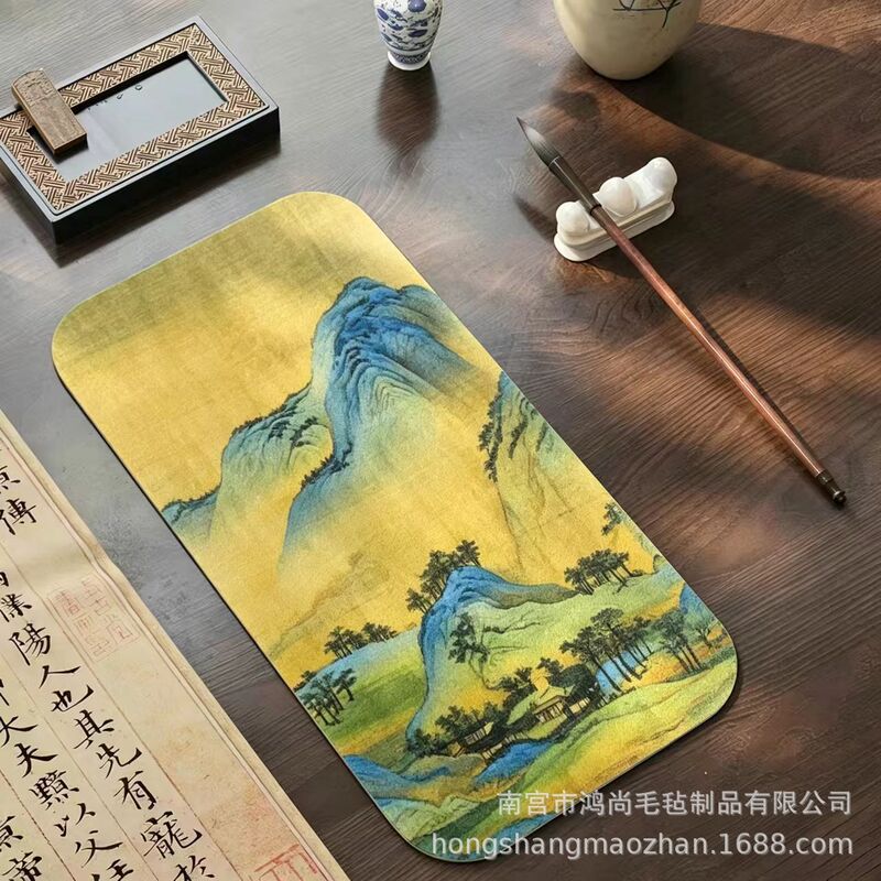 Calligraphy Wool Arm Pad Felt, Cultural and Creative Chinese Style Hand Pillow Arm Pad, Wool Mini Felt for Writing and Painting Calligraphy Wool Arm Pad Felt, Cultural and Creative Chinese Style Hand Pillow Arm Pad, Wool Mini Felt for Writing and Painting