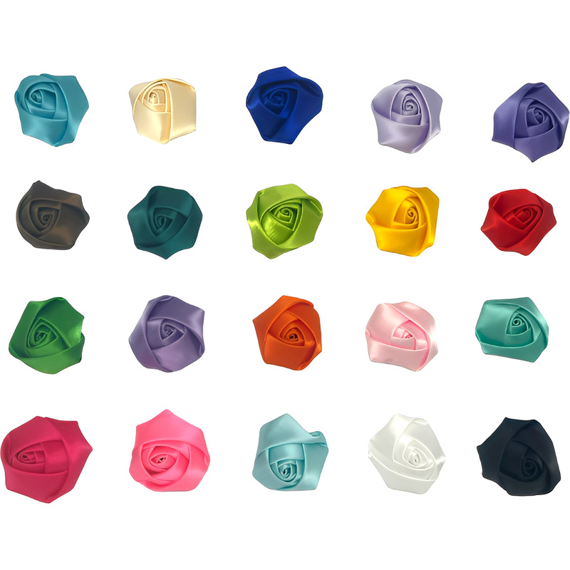 In-Stock 5cm Handmade Three-Dimensional Rose Bud DIY Hairpin Shoe Hat Bouquet Accessory Clothing Accessory