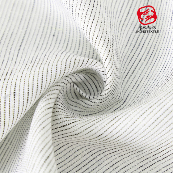 Linen Strips Fabric Woven Striped Fabric Yarn-dyed Clothing Linen Spring and Summer dress Pants Pure Linen