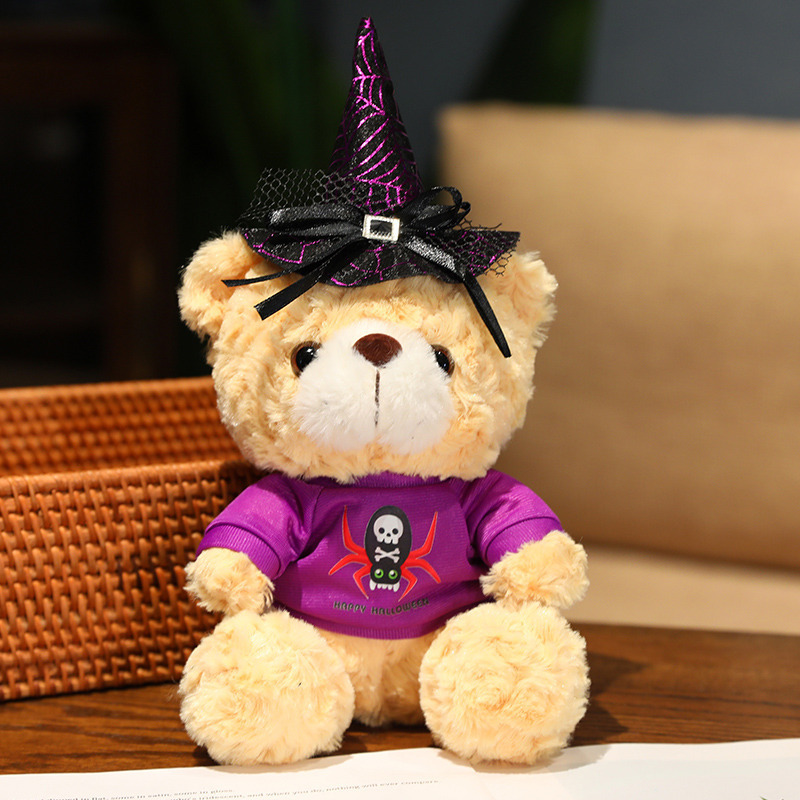 国境を越えたハロウィーンの熊人形ハロウィーンの装飾品のアイデアはテディベアのぬいぐるみを責める|undefined