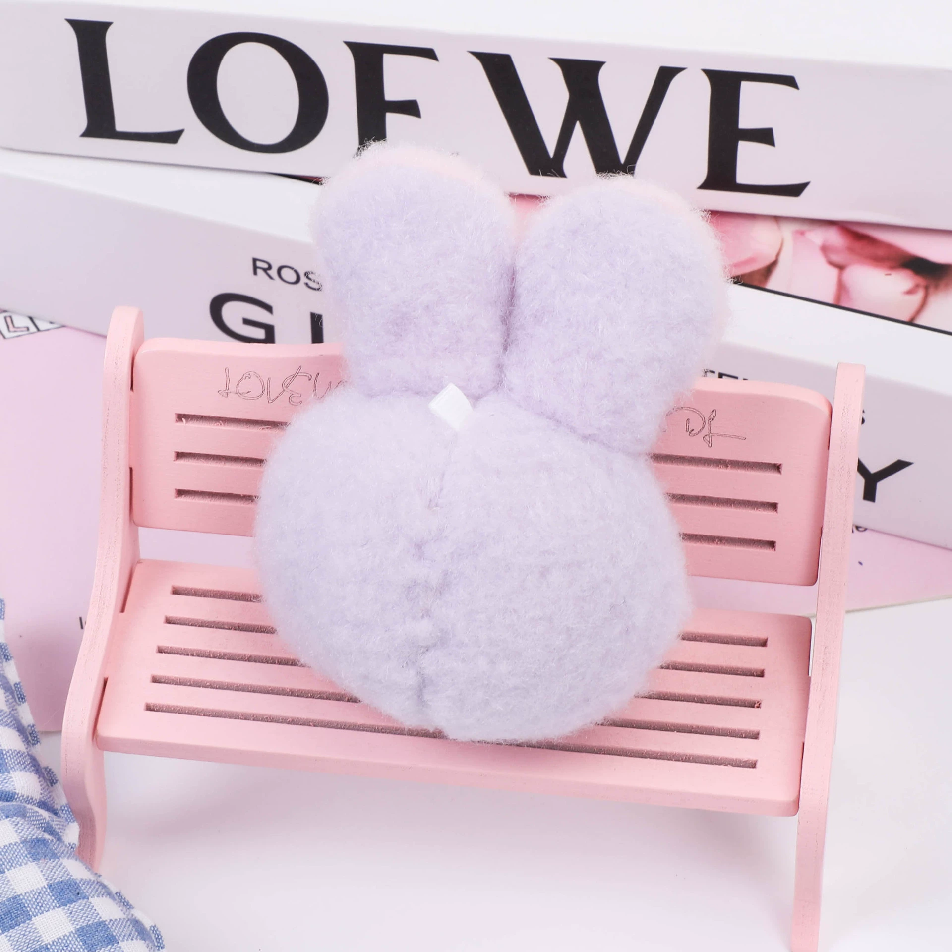 Cartoon rabbit, plush universal doll, keychain, pendant, backpack, pack, decorations, accessory, wholesale