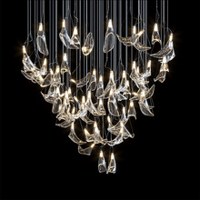 定制售楼部酒店大厅宴会厅吊灯创意马蹄造型别墅复式商场工程灯具