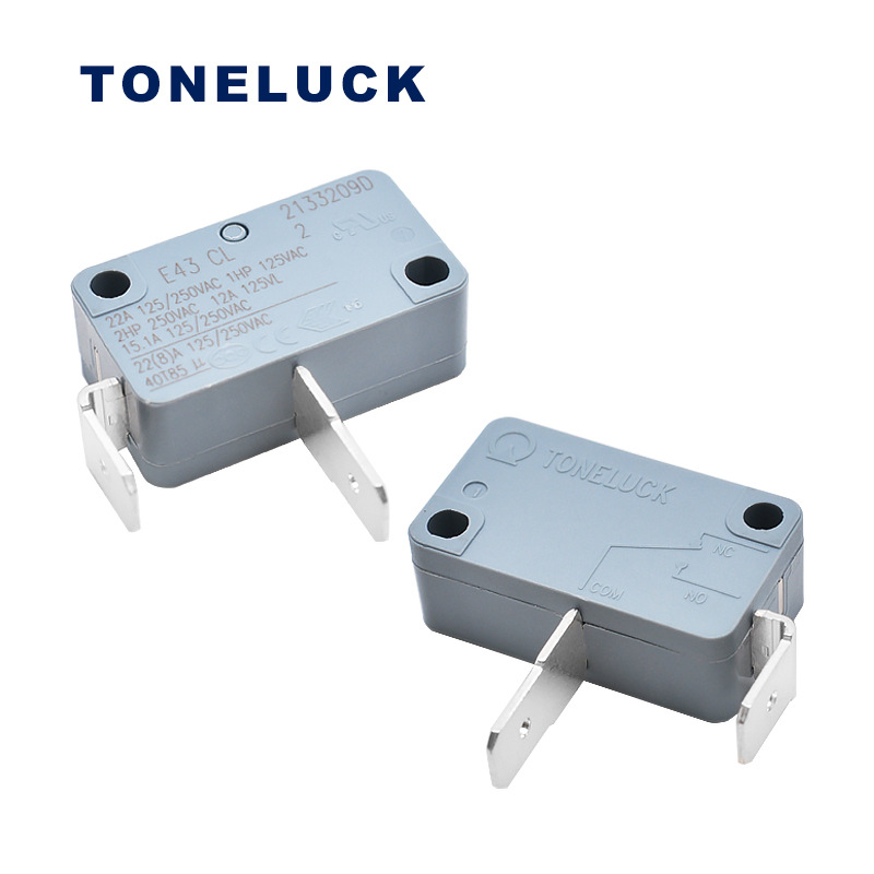 惠达E43系列22A125V 房车加热器微动开关 烧水壶两脚微型微动开关