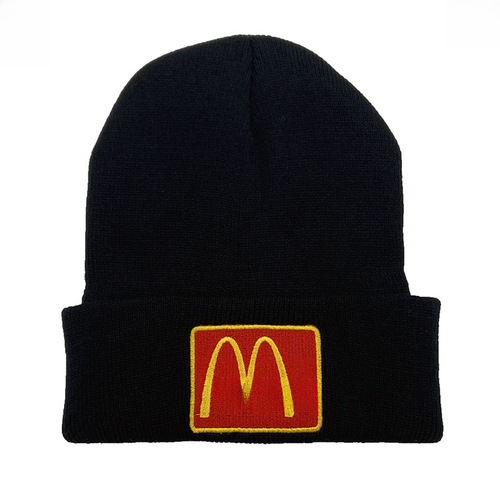 New Travis Scott x McDonald's collaboration winter knit hat CACTUS JACK warm knitted cap