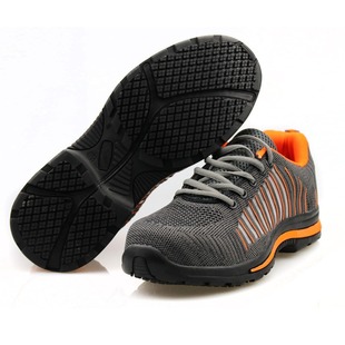 Safety shoes fish thread fly-woven breathable Steel Toe steel midsole fly-woven puncture-resistant casual comfortable safety shoes