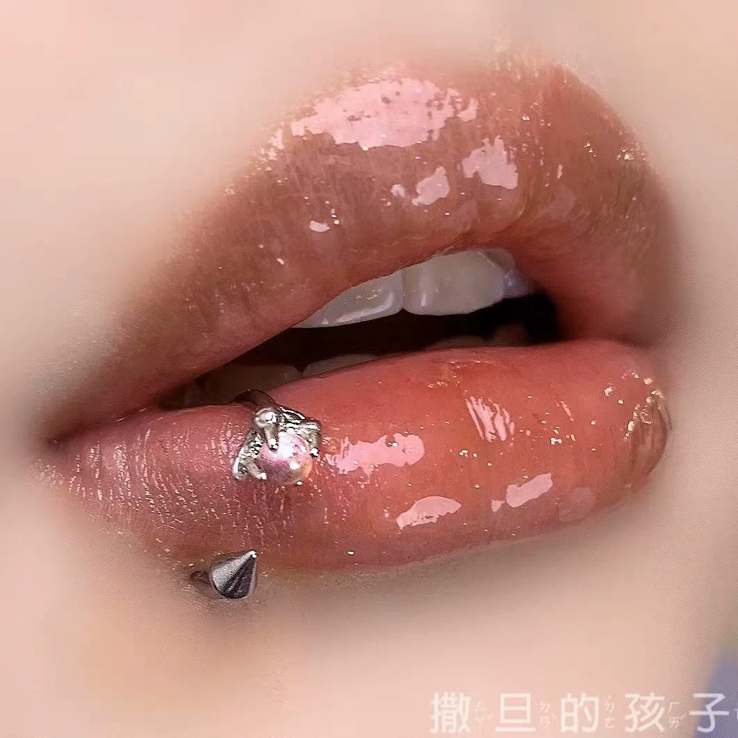 Lip piercing stainless steel, neon nose piercing, accessory