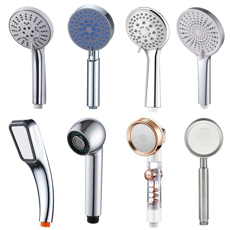 Three-speed universal pressurized shower head shower rain shower high-pressure hand-held shower hose suit shower head Three-speed universal pressurized shower head shower rain shower high-pressure hand-held shower hose suit shower head