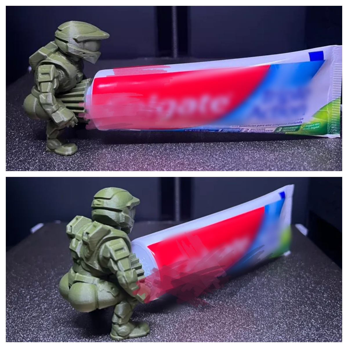 Nuovo spremi dentifricio Halo Butt Master stampato in 3D, transfrontaliero, creativo e divertente_voghion.com