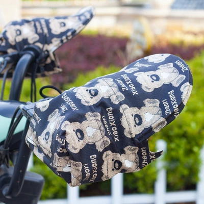 Motorcycles, Breathable and Non-Slip Handlebar – Handlehold cover - three-dimensional-handlebar-cover-black-bear-waterproof-and-breathable