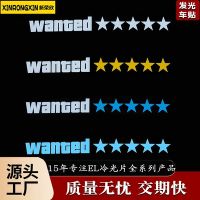 Cold light sheet | Outerwear Advertising Waterproof Luminous Car Sticker