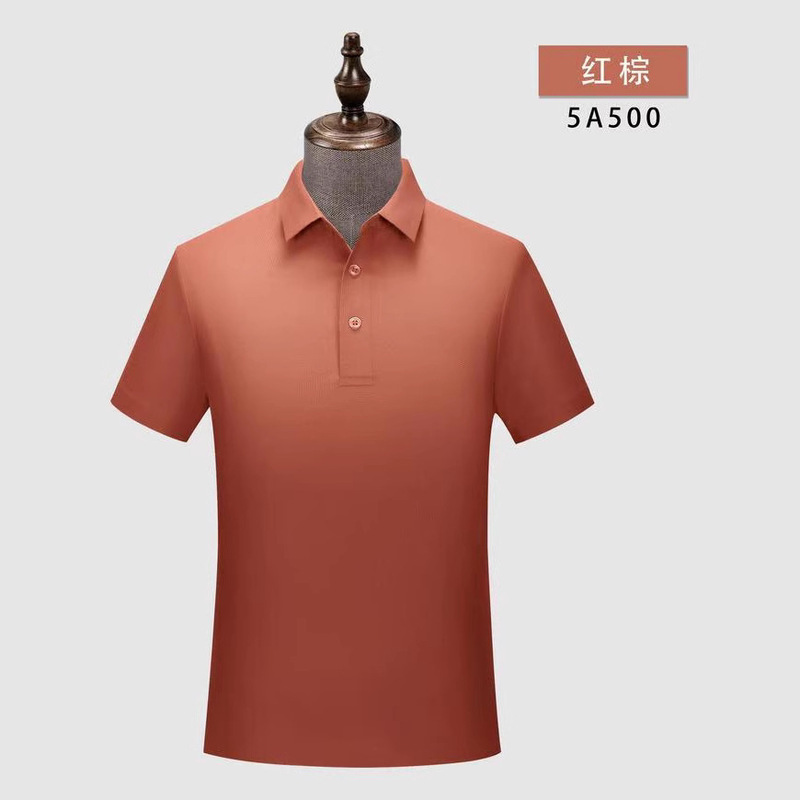 Factory direct GC high-end ice silk seamless POLO shirt short sleeve Mercedes-Benz BMW Audi 4S shop corporate overalls