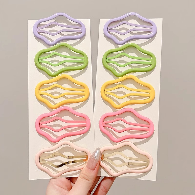 Dopamina para niños nubes rotas clip de cabello mujer cabeza de la parte posterior clip lateral clip de cabello de niña pequeña clip de cabello