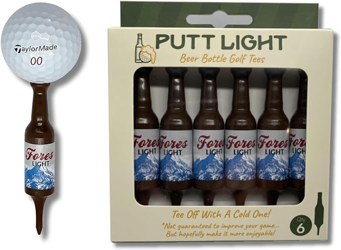 2023 transfronterizo nuevo Mini botella de cerveza Golf Tees resina tierra tapón botella fábrica al por mayor