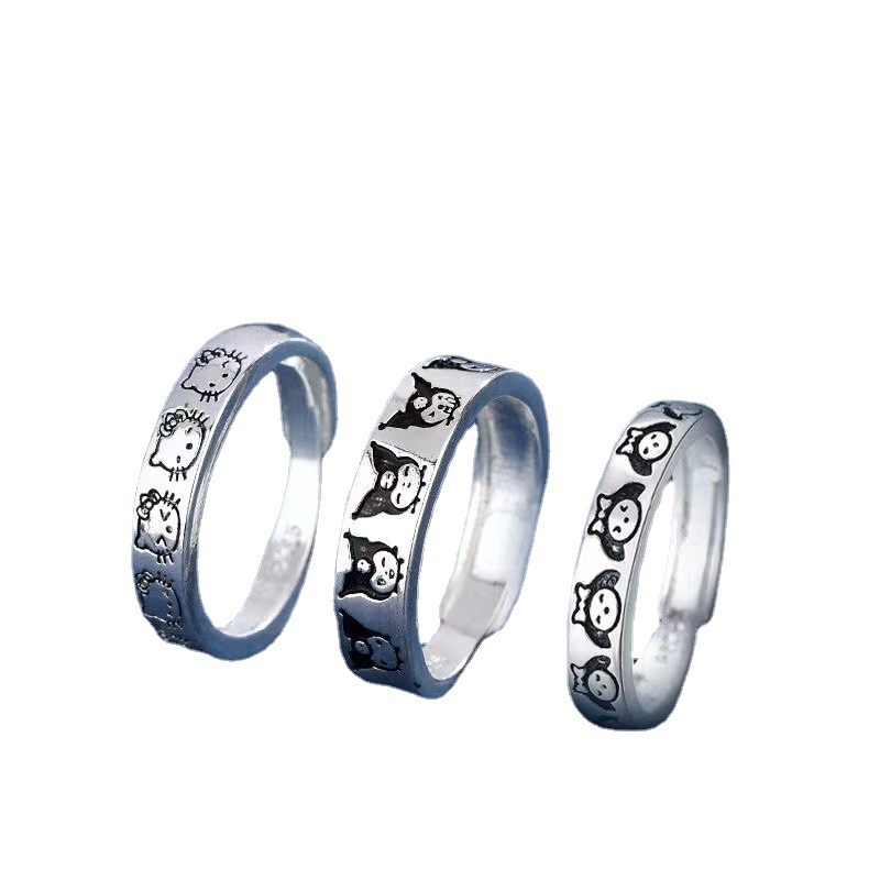 Cute adjustable ring for men and women for friend