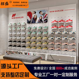 鞋店鞋架展示架鞋垫鞋托男装货架服装店专用展示架落地式陈列架子