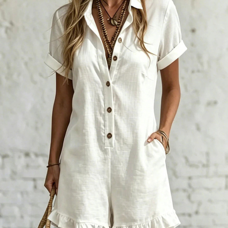 2026 New Cross-Border European and American Amazon Independent Site Women's Stand Collar Sleeveless Casual Loose Solid Color Jumpsuit for Women 2026 New Cross-Border European and American Amazon Independent Site Women's Stand Collar Sleeveless Casual Loose Solid Color Jumpsuit for Women