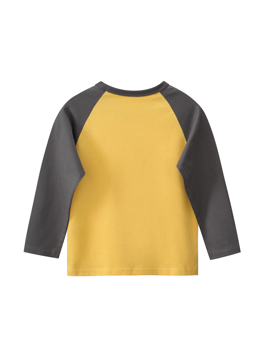 27kids ropa infantil transfronteriza camisetas de fondo para niños camisetas de manga larga para bebés 2025 primavera nueva ropa dropshipping image 6