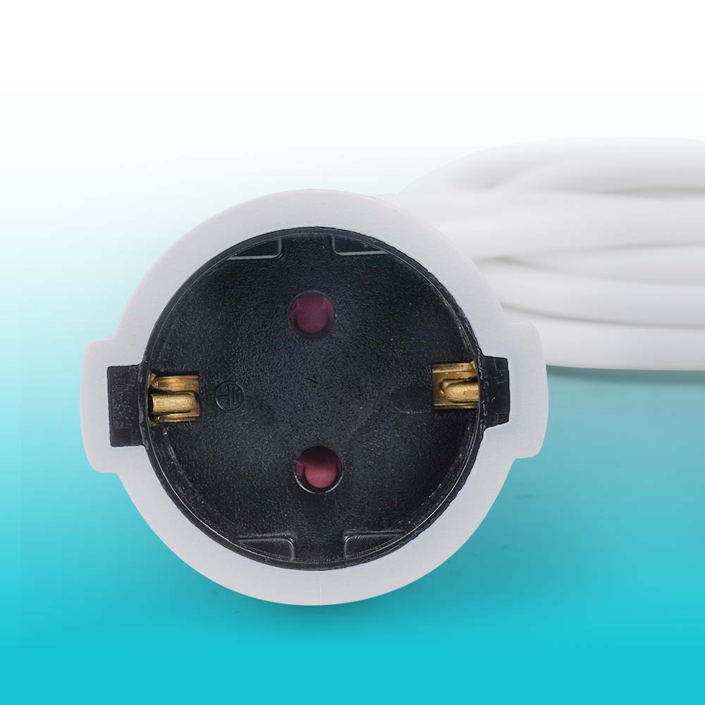 Inserto europeo transfronterizo WINNINGSTAR 3*1 cuadrado Nuevo cable de alimentación de cobre puro de PVC longitud total 5 metros cable de extensión interior