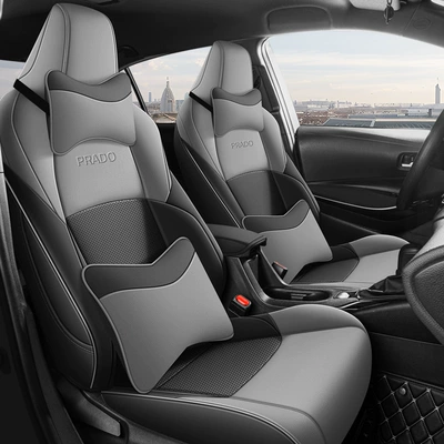 Prado special seat cover fully: Modelə uyğun (Original) oturacaq örtükləri - black-to-gray-deluxe-edition-for-toyota-prado-toyota-prado