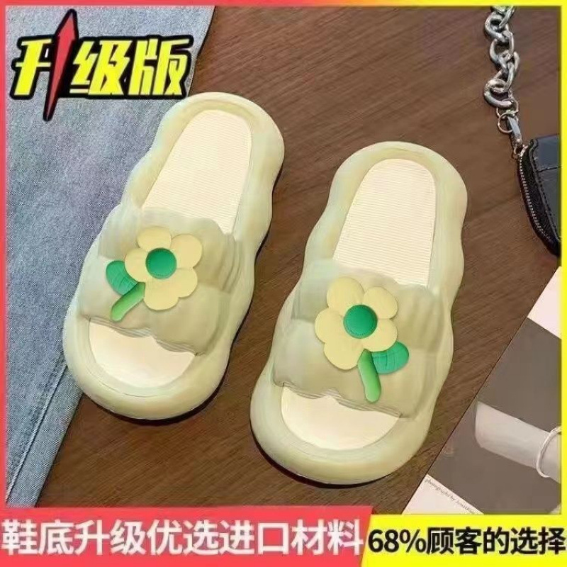 女性の夏のアウトドアウェア用のリボンプリンセスサンダル、屋内および家庭用の厚底スリッパ、新しいスタイルの柔らかい底|undefined